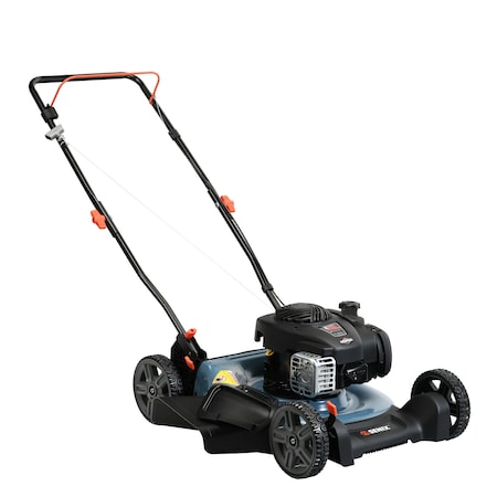 Senix 21 in Gas Lawn Mower, 125cc 4-Cycle Briggs & Stratton Engine, 2 in-1 Push Lawnmower, 6 Height Adjust LSPG-M4